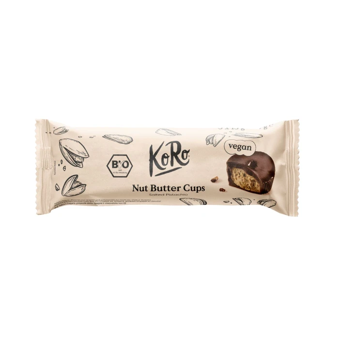 Cups al pistacchio salato bio 3 x 13 g