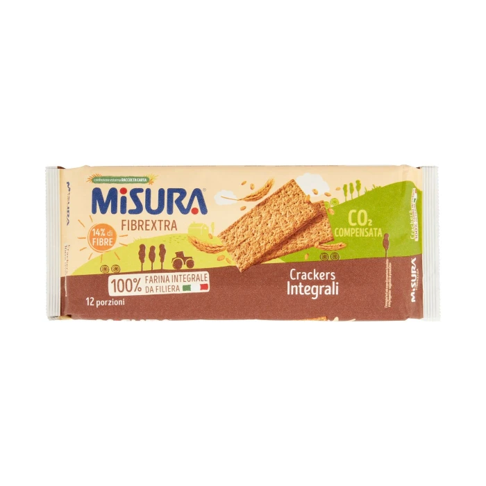 Misura Fibrextra Crackers Integrali 385 g