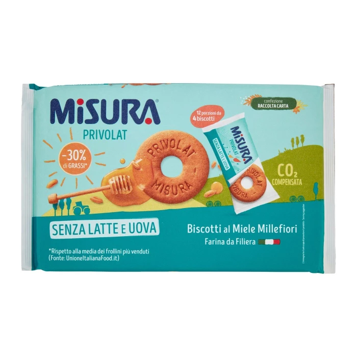 Misura Privolat Biscotti al Miele Millefiori 400 g