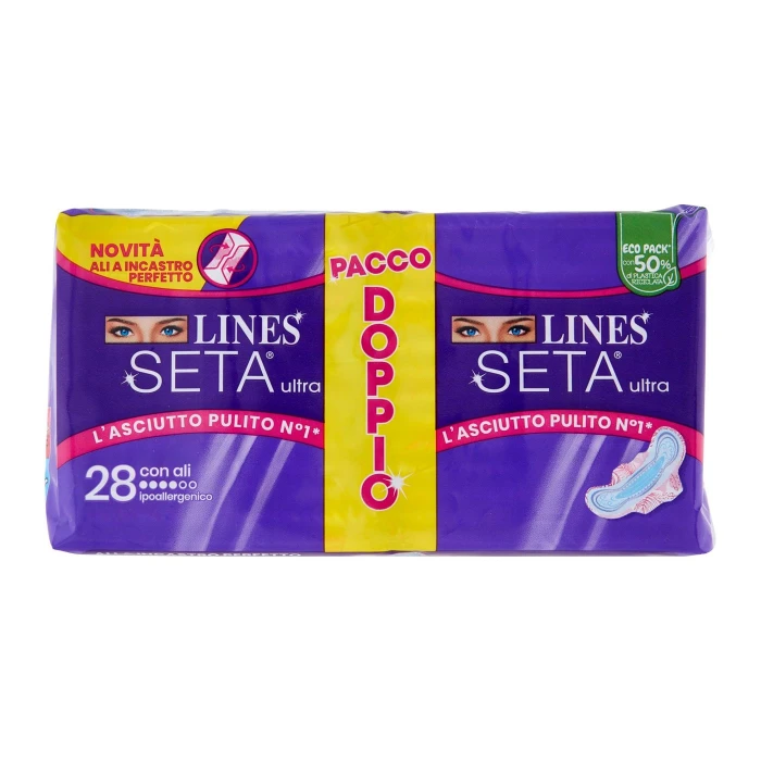 Lines Seta ultra con ali 28 pz