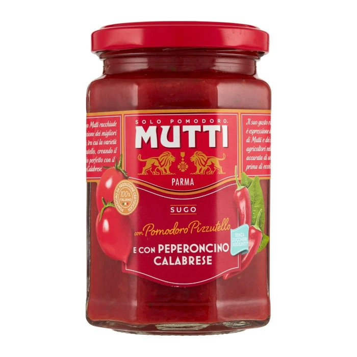Mutti Sugo con Pomodoro Pizzutello e con Peperoncino Calabrese 280 g