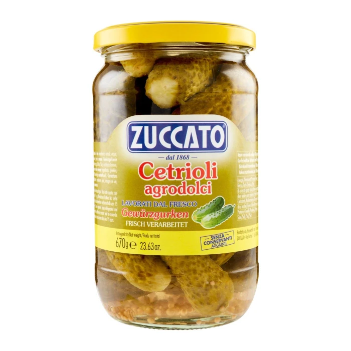 CETRIOLI ZUCCATO AGRODOLCGR.670