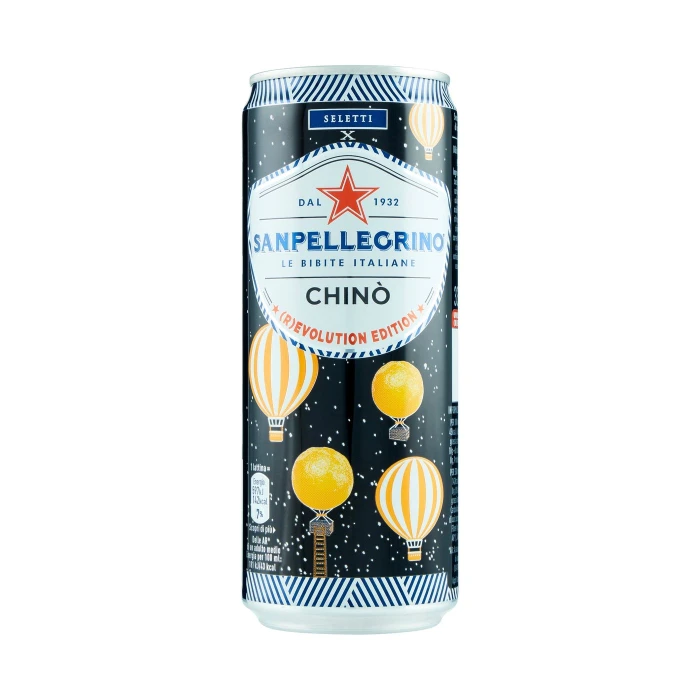 SANPELLEGRINO Bibite Gassate, CHINO', lattina 33cl
