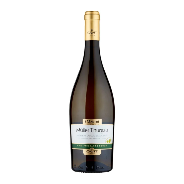 Cavit i Mastri Vernacoli Müller Thurgau Vigneti delle Dolomiti IGT Vino Frizzante Secco 75 cl