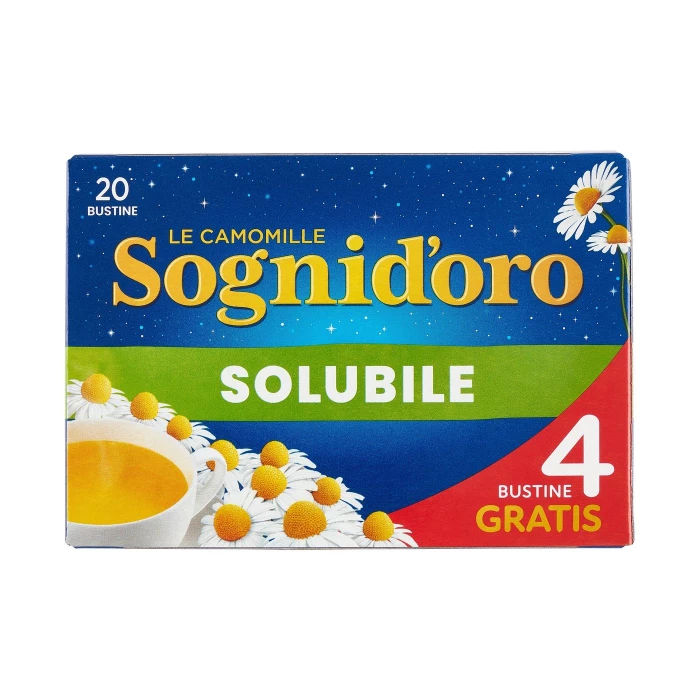 Sognid'oro le Camomille Solubile bustine 20 x 5 g