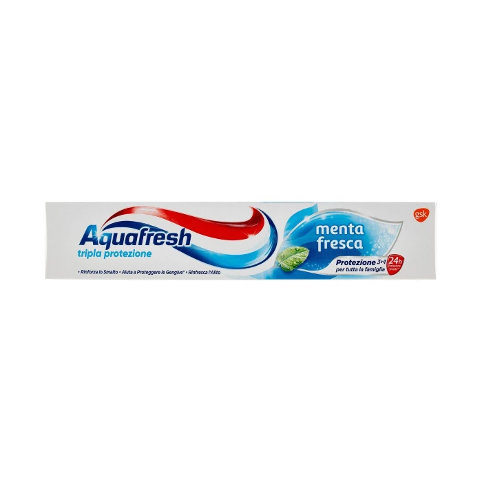 Aquafresh Tripla protezione dentifricio 3 in 1 gusto menta fresca e protezione denti 75 ml