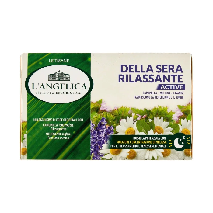 L'Angelica Le Tisane Della Sera Rilassante Active 18 Filtri 27,9 g