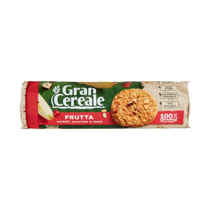 Gran Cereale Biscotti Gran Cereale Digestive Biscotti con Malto d'Orzo Tubo 250 g