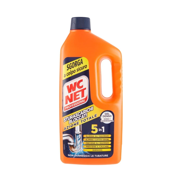 WC Net Professional Sturascarichi Bloccati Azione Totale 1000 ml