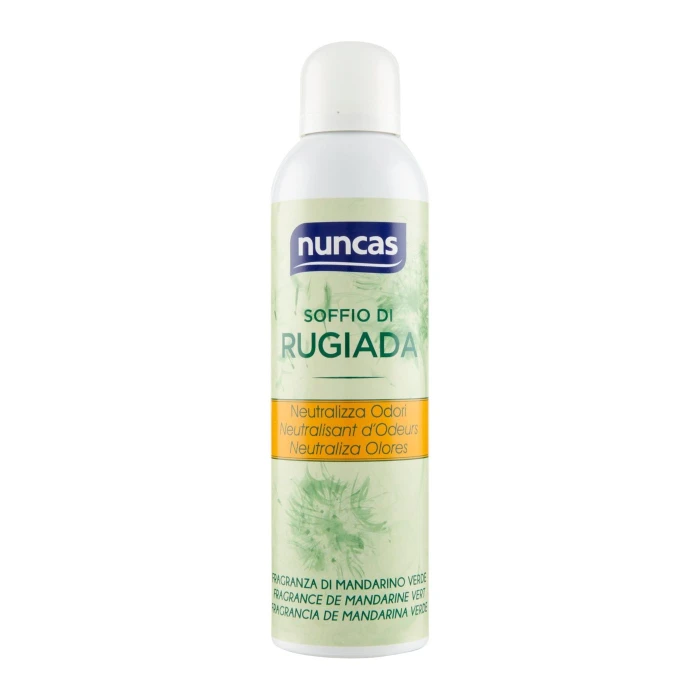 nuncas Soffio di Rugiada Neutralizza Odori Fragranza di Mandarino Verde 250 ml
