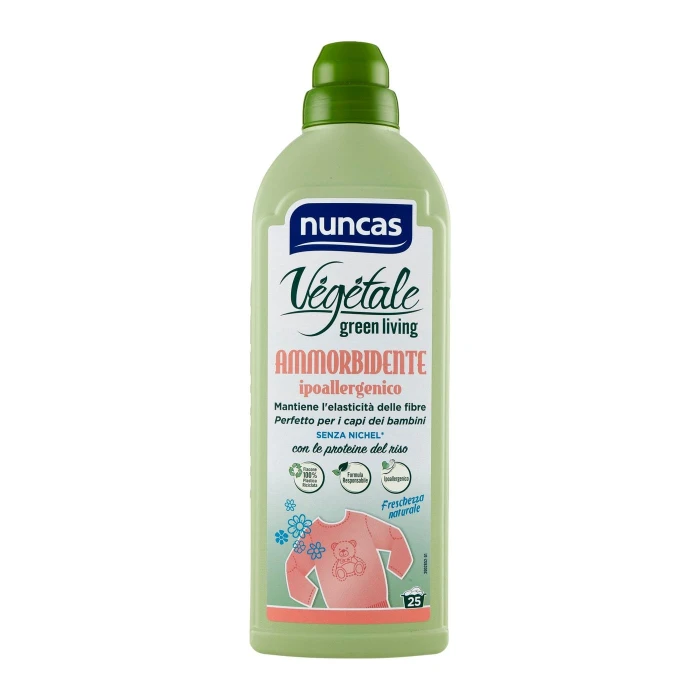 nuncas Vegetale Ammorbidente ipoallergenico Freschezza naturale 750 ml