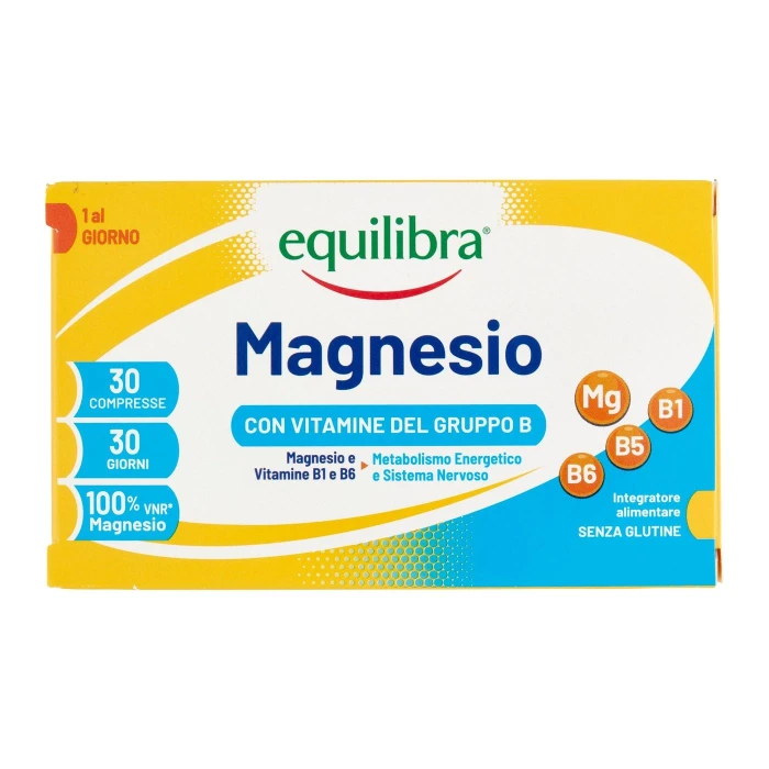 equilibra Magnesio con Vitamine del Gruppo B 30 Compresse 39 g