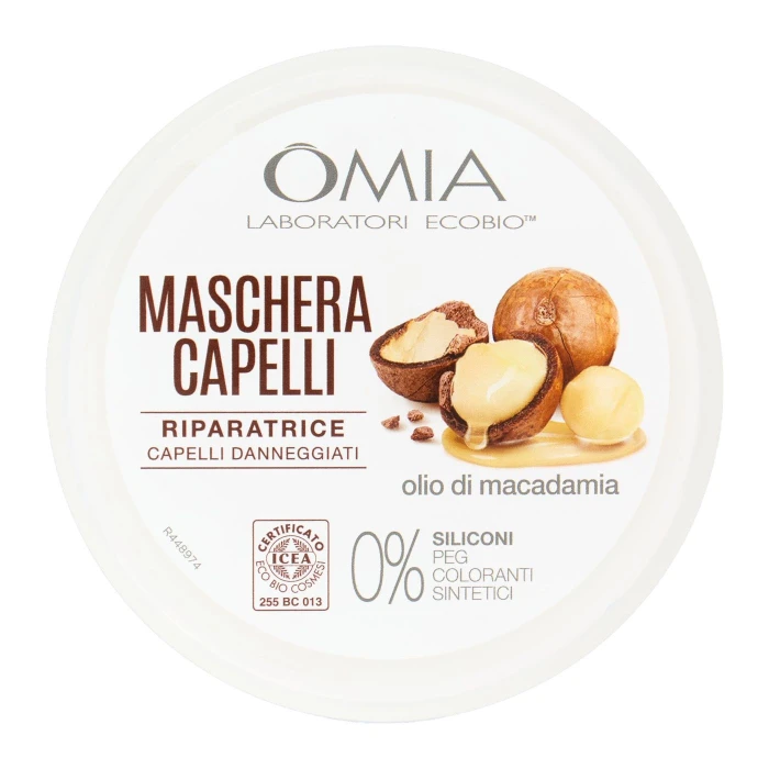 Omia Laboratori Ecobio Machera Capelli Riparatrice olio di macadamia 250 ml