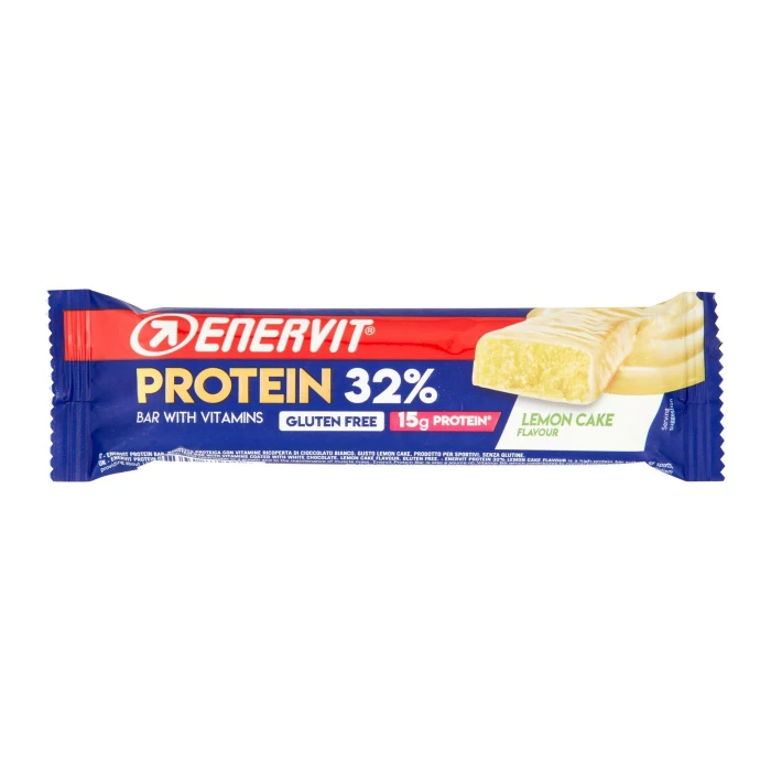 Enervit Protein 32% Bar with Vitamins Lemon Cake Flavour 48 g