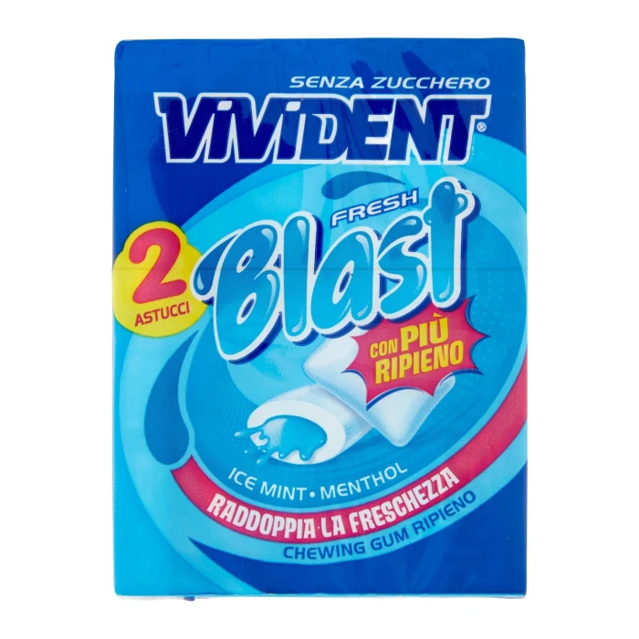 Vivident Fresh Blast Ice Mint Menthol 2 x 30 g