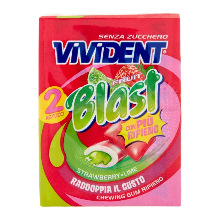 Vivident Fruit Blast Strawberry Lime 2 x 30 g