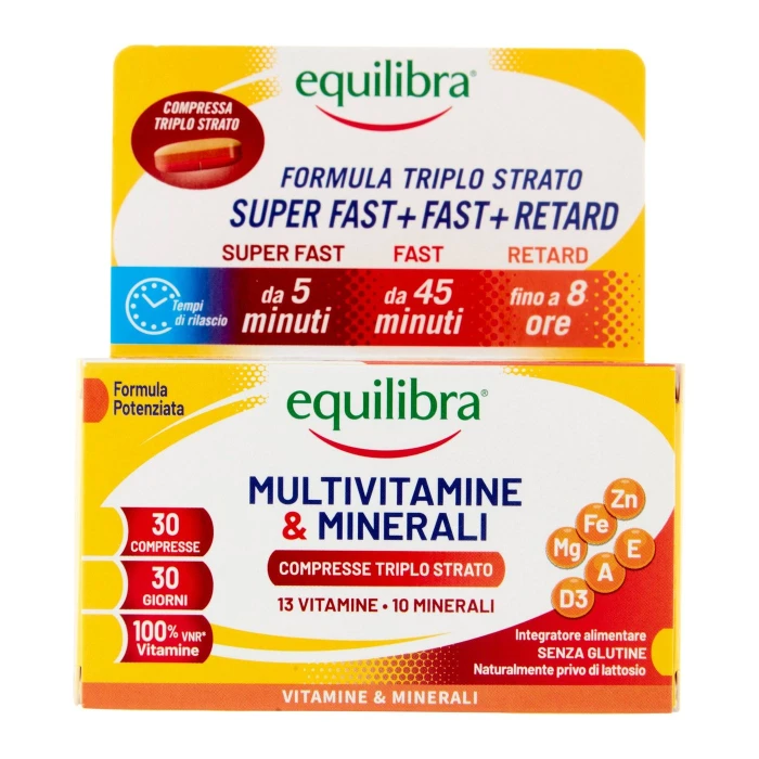equilibra Multivitamine & Minerali Compresse Triplo Strato 30 x 1,35 g