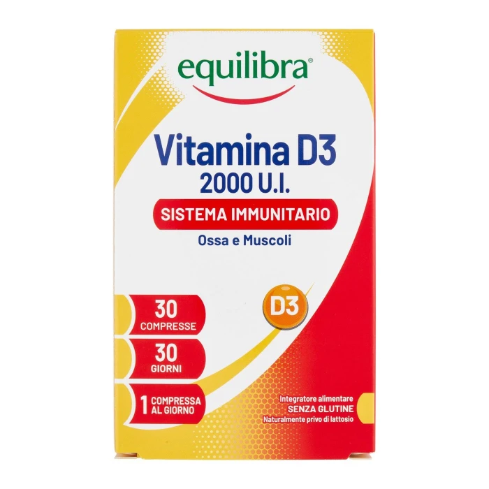 equilibra Vitamina D3 2000 U.I. Sistema Immunitario Compresse 30 x 81 mg