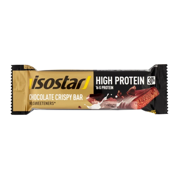 Isostad Chocolate Crispy Bar High Protein 30%, Barretta proteica, gusto cioccolato - 55 g