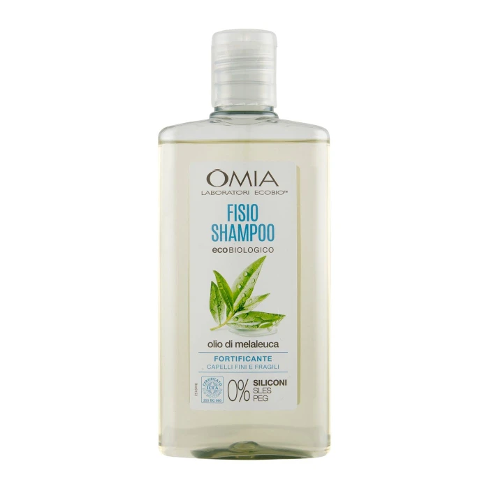 Omia Laboratori Ecobio Fisio Shampoo ecobiologico olio di melaleuca Fortificante 200 ml
