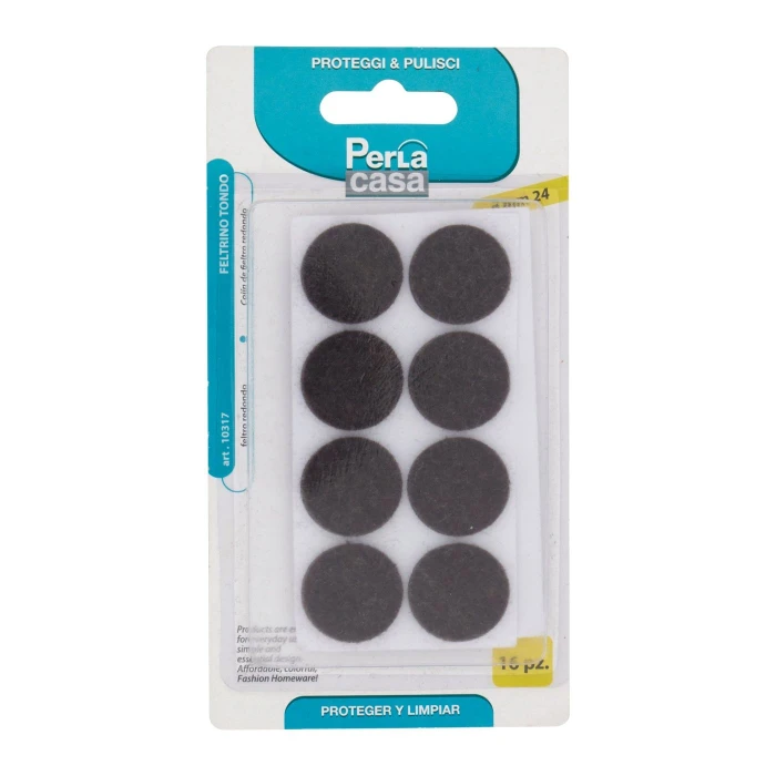 PerLa casa Proteggi & Pulisci Feltrino Tondo ø mm 24 16 pz