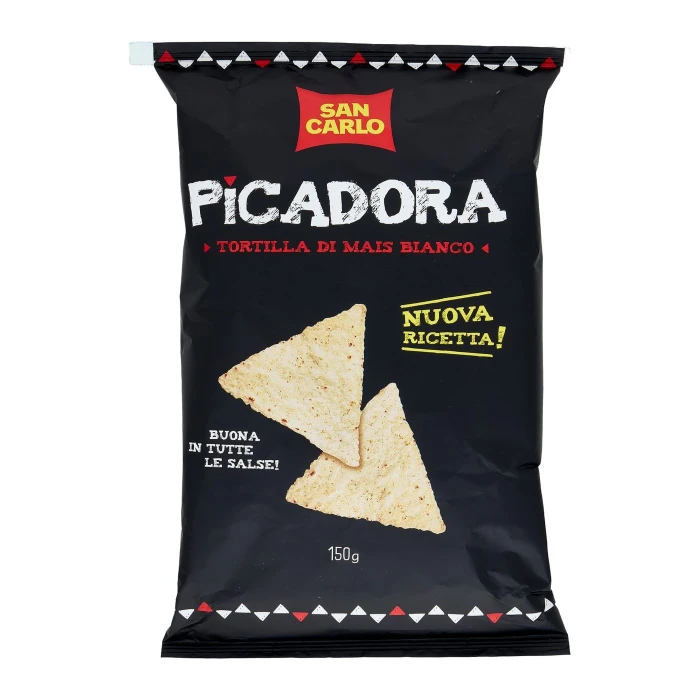 San Carlo Picadora Tortilla di Mais Bianco 150 g